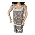 Denim & Supply Ralph Lauren Ralph Lauren Denim Supply Boho Tiered Maxi Dress Paisley & Crochet size small Photo 13