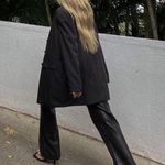 House Of CB Omaira Vegan Leather Trousers in Black Size X-Small (Longer) Photo 2