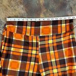 Mlle Gabrielle  Women’s Fall Orange Yellow Plaid Pull-on Leggings 2X Photo 1
