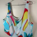 Fabletics  Lydia Built-In Bra Tank Top Multicolor Print Photo 4