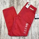 Calvin Klein Jeans NWT Melon Wildflower Power Stretch Skinny Crop Pants Photo 0