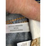 J.Crew  high rise straight premium edition button fly raw hem blue jeans,size 28 Photo 8