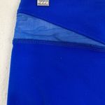 Splits59  Blue Cropped‎ Leggings Mesh Panel Stretchy Activewear Small Photo 2