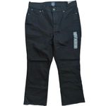 NWT J.Crew Mid Rise Flare Crop Jean In Black Size 31 Photo 1