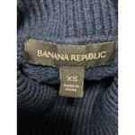Banana Republic Women's Navy Blue Cable Knit Turtleneck Sweater Top Size XS Photo 2