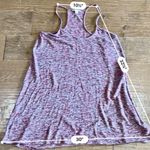 American Eagle  Women’s Halter Mini Dress Heathered Red Grey Size Large EUC Photo 3