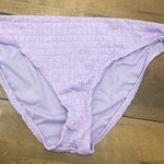 Bar III  pucker up lavender haze swim bottoms new‎ size L full coverage Photo 0