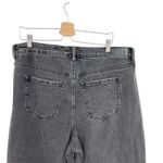 Eloquii The Barrel Leg Jean High Rise Denim Vintage Black Plus Size 16 Photo 9