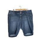 Torrid  Jegging Blue Denim Bermuda Super Soft High Rise Shorts Photo 4