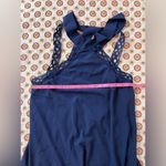 Lulus 𝅺 Any Sway, Shape, or Form Lace Halter Dress Navy Blue Size Small Photo 6