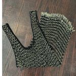 Gorgeous Black and Gold Metal Sparkly Mesh Festival Top Size Small Photo 5