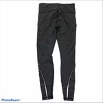 Lululemon  Full Legth Legging Calf Logo Gray Black Photo 2