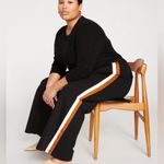 Universal Standard Stephanie Wide Leg Stripe Ponte Pants Black W/Stripe 3XL NWT Photo 0