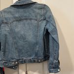 Topshop Blue Jean Jacket with Vintage Look and Cropped Fit Photo 2
