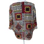 Tahari  Women's Top - Size M - Woodland Patchwork Print Photo 3