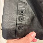 Vintage Uniform John Paul Richard Black Genuine Leather Jacket size 8 Photo 2