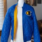 Champion Vintage Quilted Leather Reversible Bomber Photo 1