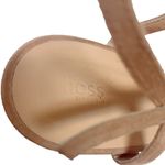 Anthropologie  Hoss Intropia Suede Platform Heels Sz US 11 Sling Back Ankle Strap Photo 5