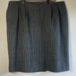Rena Rowan  100% Wool Black and White Pencil Skirt Photo 0