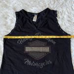 Harley Davidson Motorcycles Barnett Classic Notch Tank top size Large Black Photo 5