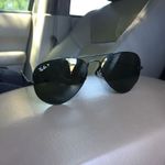 Ray-Ban  Black Polarized Aviators Photo 0