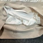 Sandra Darren Dress Womens 6P Neutral Colorblock Embroidered Sleeveless Sheath Photo 4