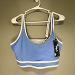BMJL 2 Piece Swimsuit Light Blue Color Block High Waist Tank Top Cheeky Size SM Size L Photo 1