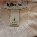 Willow Root Pink Ribbed Square Neck Long Sleeve Milkmaid Top Size S Romantic Photo 5