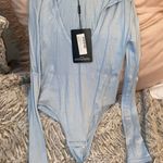 Pretty Little Thing PLT Blue Bodysuit Photo 0