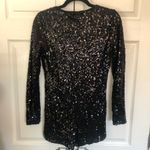Spirit  Halloween Adult Black Sequin Zipper Romper Size M Photo 6