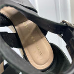 Loeffler Randall  black leather Sasha‎ Platform sandals size 7 Photo 5