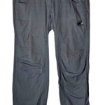 Mammut Pants Women 10 Gray Cotton Straight Leg Adjustable Hem Outdoor‎ Gorpcore Photo 0