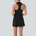 Halara NWT  Half Zip Racerback Cut Out Cool  Dry Mini Golf Active Dress-Golf Tee Photo 5