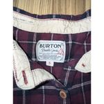 Burton ‎ Womens Plaid Flannel Shirt Size Small S Woven Button Outdoor Travel EUC Photo 2