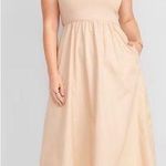 Old Navy  High Neck Fit and Flare Midi Dress in Desert Floor - Size XL Photo 0