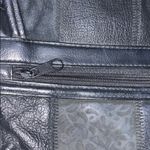 Black patch stitch work crossbody handbag Photo 4
