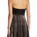 Free People Black Metallic Shimmering Dress Photo 4