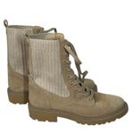 Sam Edelman Lydell Tan Cream Suede Combat Boots Size 8 Lug Sole Photo 11