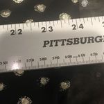 Abbeline  Size small women’s black with gold design V-neck blouse Photo 6