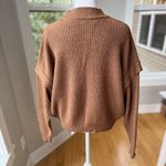 Terra & Sky  Camel Tan Cropped Mockneck Sweater Size 14 0X Photo 2