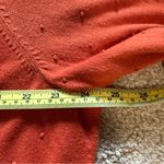 NWOT CJ Banks Rust Orange Swiss Dot Long Sleeve Top Blouse Sweater Fall Flowy 2X Photo 6