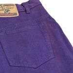 Vintage 90s No Excuses Femme Fatale Jeans Size 13 Purple High Waist Straight Leg Photo 5