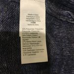 J.Crew Lot of 2 Sweaters Blue Zip Turtleneck, Gray Striped Elbow Patches Medium Photo 8