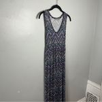 Loveappella  Purple and Black Chevron Maxi Dress Photo 4
