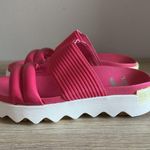 Sorel Viibe Slide Sandals Womens 5 Bright Pink Comfort Slip On Summer Pool Beach Photo 0