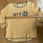 Cotton Country by Parkhurst Butter Yellow Let it Bee Sweater SZ M Country Casual Size M Photo 3