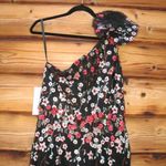 Mac Duggal  20331 EMBELLISHED RUFFLED ONE SHOULDER A LINE GOWN Black 12 Photo 11