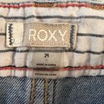 Roxy  Women’s Retro Surf Button Fly High Rise Denim Shorts 24 EUC Photo 6