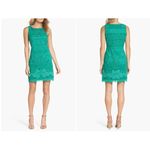 Eliza J  Lace Sleeveless Dress Green Size 0P Photo 1