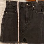Madewell NWT Rigid Denim A-Line Mini Skirt size 0 Photo 7